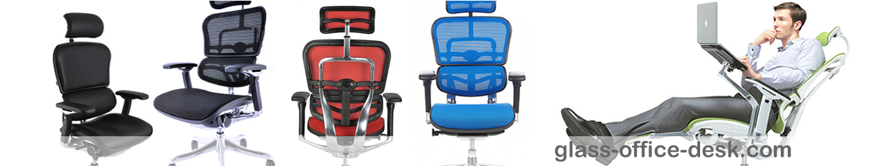 Office Chairs and Glass Office Desks